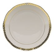 Herend Golden Laurel Dinner Plate - 10.5"D