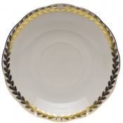 Herend Golden Laurel Tea Saucer - 6"D