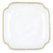 Herend Green Laurel Square Fruit Dish - 11"