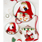 Vietri Old St. Nick Cookies for Santa Set
