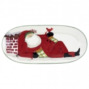 Vietri Old St. Nick Vietri Old St. Nick Small Oval Platter