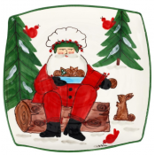 Vietri Old St. Nick 2025 Limited Edition Square Platter