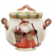 Vietri Old St. Nick Biscotti Jar