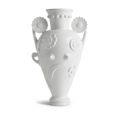 L'Objet Pantheon Persephone White Vase - 18.5"