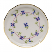 Herend Blue Garland Coaster 4"D
