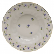 Herend Blue Garland Rim Soup - 9.5"D
