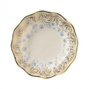 Royal Crown Derby Royal Peony Blue Bread Plate  - 6.25"