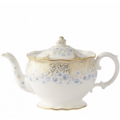 Royal Crown Derby Royal Peony Blue Teapot