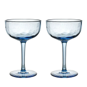 Juliska Puro Chambray Cocktail Coupe Set/2 - Chambray