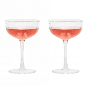 Juliska Puro Cocktail Coupe - Set 2