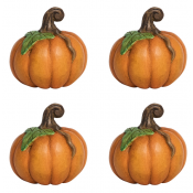 Juliska Forest Walk Pumpkin Place Card Holder - Set 4