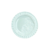 Vietri Pietra Fiori Aqua Canape Plate - Set 4