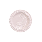 Vietri Pietra Fiori Pink Canape Plate - Set 4