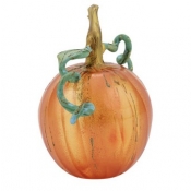 Vietri Pumpkins Orange Glass Pumpkin