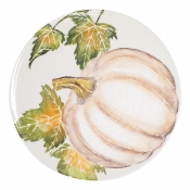 Vietri Pumpkins Round Platter w/ Pumpkin