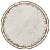 Kim Seybert Enamor Placemat White & Gold - Set 4