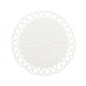 KIm Seybert Alfresco Placemat / White - Set  4