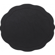 Kim Seybert Tailored Placemat / Black - Set 4