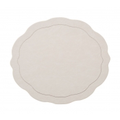 Kim Seybert Tailored Placemat / Ivory - Set 4