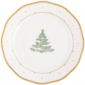 Herend Chrismas Dinner Plate - Tree