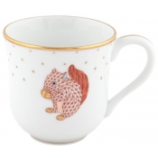 Herend Fall Mug - Squirrel