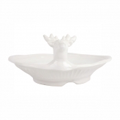Vietri Pietra Natale Figural Deer Shallow Bowl