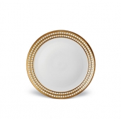L'Objet Perlee Gold Dinner Plate