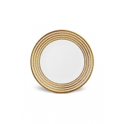 L'Objet Perlee Gold Round Platter