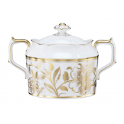 Royal Crown Derby Primrose Covered Sugar / White