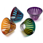 L'Objet Prism Condiment Bowls - Assorted - Set 4