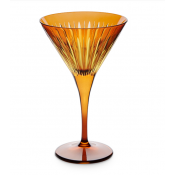L'Objet Prism Amber Martini Glasses - Set 4