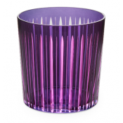 L'Objet Prism Purple Double Old Fashioned Glasses  - Set 4