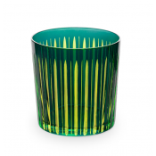 L'Objet Prism Green Double Old Fashioned Glasses - Set 4