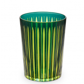 L'Objet Prism Green Highball Glasses - Set 4