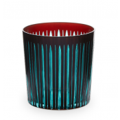 L'Objet Prism Bordeaux Double Old Fashioned Glasses  - Set 4