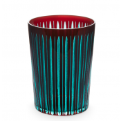 L'Objet Prism Bordeaux Highball Glasses  - Set 4