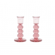 Juliska Provence Blush 5" Candlestick  - Pair
