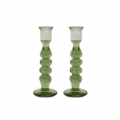 Juliska Provence Basil 7" Candlestick - Pair