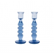 Juliska Provence Chambray 7" Candlestick  - Pair