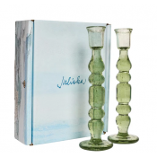 Juliska Provence Basil 9" Candlestick - Pair