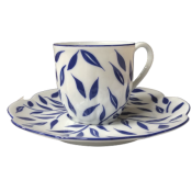 Royal Limoges Olivier Blue Coffee Cup (only)- 3.25oz.