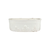Vietri Rustic Garden Linen Basil Oval Planter