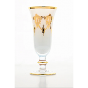 Arte Italica Rialto Borghese Etched White w/Gold Flute
