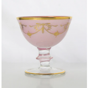 Arte Italica Rialto Borghese White w/ Gold Compote