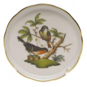 Herend Rothschild Bird Coaster - Motif 02 4"D