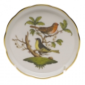 Herend Rothschild Bird Coaster - Motif 03 4"D