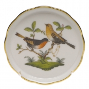 Herend Rothschild Bird Coaster - Motif 09 4"D