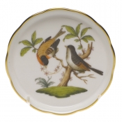 Herend Rothschild Bird Coaster - Motif 12 4"D