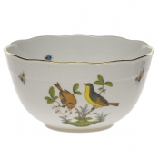 Herend Rothschild Bird Round Bowl(3.5 Pt) 7.5"D