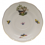 Herend Rothschild Bird Tea Saucer - Motif 02 6"D